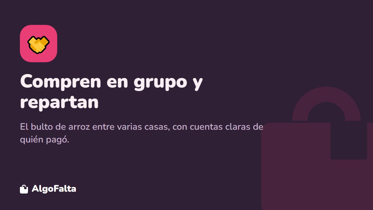 Consejo: hacer compras al por mayor en grupo