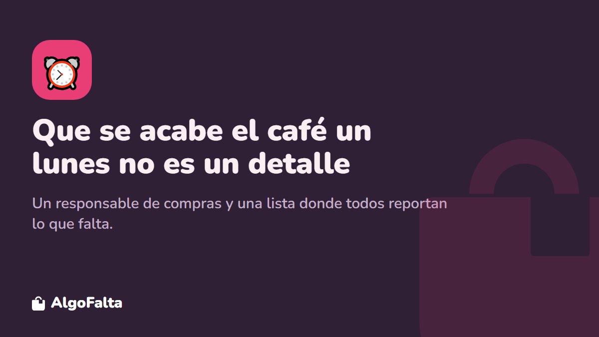 Consejo para organizar las compras de la oficina