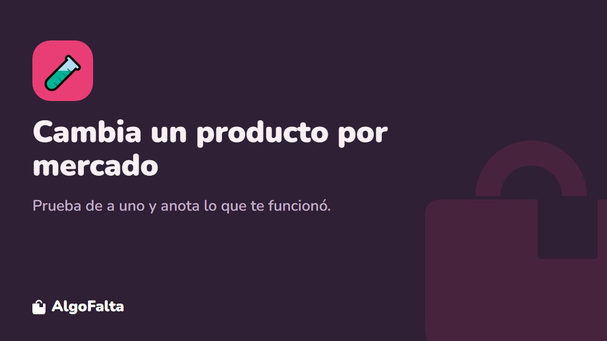 Consejo para probar marcas propias